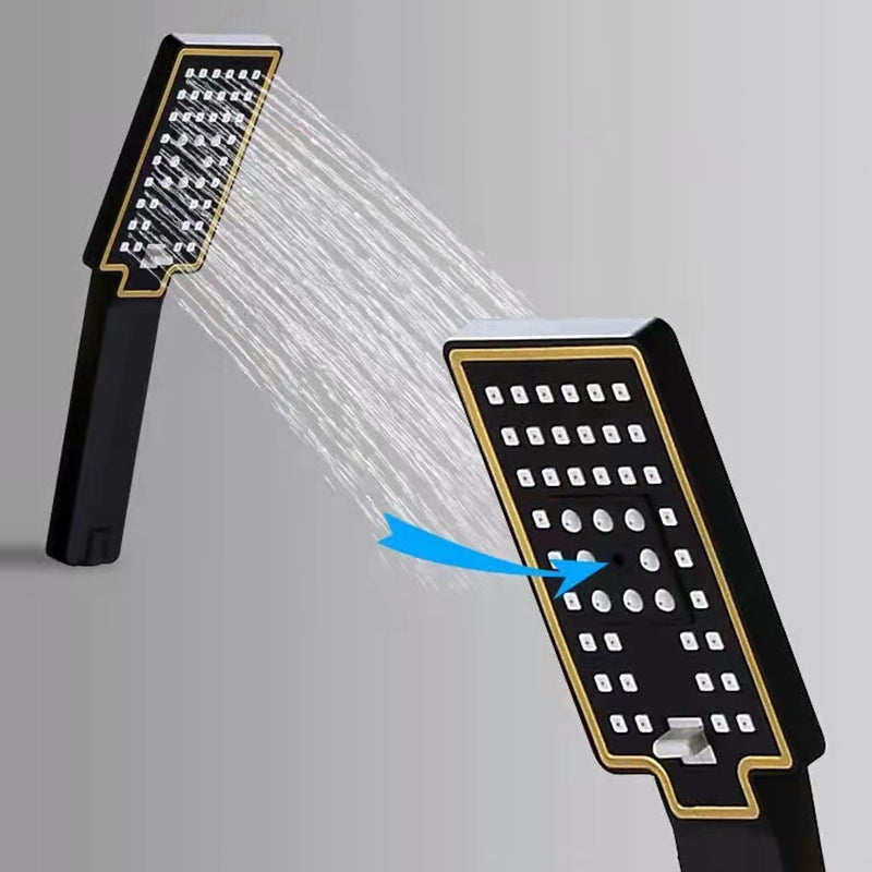 Modern Adjustable Swivel Shower Metal Shower Head Shower Faucet on Wall Clearhalo 'Bathroom Remodel & Bathroom Fixtures' 'Home Improvement' 'home_improvement' 'home_improvement_shower_faucets' 'Shower Faucets & Systems' 'shower_faucets' 'Showers & Bathtubs Plumbing' 'Showers & Bathtubs' 6366284