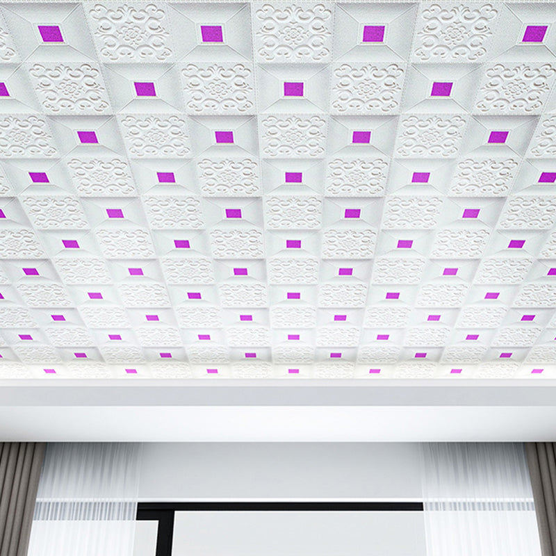 Wall Ceiling Glam Peel and Stick Waterproof Faux Brick Living Room Wall Panel (10-Pack) Clearhalo 'Flooring 'Home Improvement' 'home_improvement' 'home_improvement_wall_paneling' 'Wall Paneling' 'wall_paneling' 'Walls & Ceilings' Walls and Ceiling' 6380420