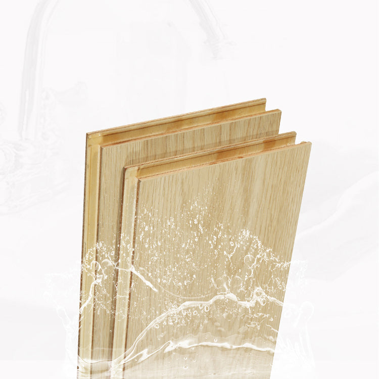 Light Wooden Laminate Plank Flooring Scratch Resistant Laminate Floor Clearhalo 'Flooring 'Home Improvement' 'home_improvement' 'home_improvement_laminate_flooring' 'Laminate Flooring' 'laminate_flooring' Walls and Ceiling' 6380481