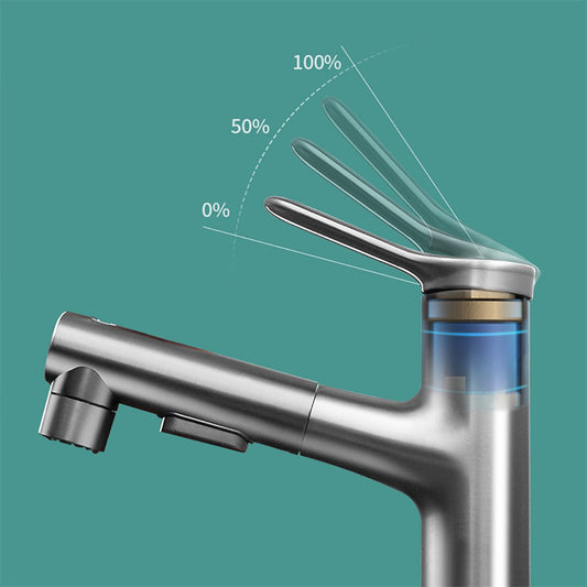 Contemporary Solid Color Sink Faucet Low Arc Centerset Lavatory Faucet for Bathroom Clearhalo 'Bathroom Remodel & Bathroom Fixtures' 'Bathroom Sink Faucets' 'Bathroom Sinks & Faucet Components' 'bathroom_sink_faucets' 'Home Improvement' 'home_improvement' 'home_improvement_bathroom_sink_faucets' 6380773