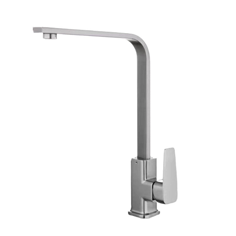 1-Handle Faucets Stainless Steel Touchless with Water Dispenser Standard Kitchen Faucets Grey Supply Line Not Included Clearhalo 'Home Improvement' 'home_improvement' 'home_improvement_kitchen_faucets' 'Kitchen Faucets' 'Kitchen Remodel & Kitchen Fixtures' 'Kitchen Sinks & Faucet Components' 'kitchen_faucets' 6380871