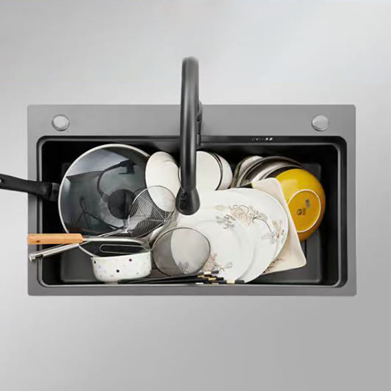 Modern 1-Handle Faucet Pull down with Water Dispenser Standard Kitchen Faucet Clearhalo 'Home Improvement' 'home_improvement' 'home_improvement_kitchen_faucets' 'Kitchen Faucets' 'Kitchen Remodel & Kitchen Fixtures' 'Kitchen Sinks & Faucet Components' 'kitchen_faucets' 6380900