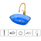 Modern Vessel Sink Oval Glass with Pop-Up Drain and Faucet Vessel Bathroom Sink 21"L x 16"W x 4"H Blue Sink with Faucet Clearhalo 'Bathroom Remodel & Bathroom Fixtures' 'Bathroom Sinks & Faucet Components' 'Bathroom Sinks' 'bathroom_sink' 'Home Improvement' 'home_improvement' 'home_improvement_bathroom_sink' 6381005