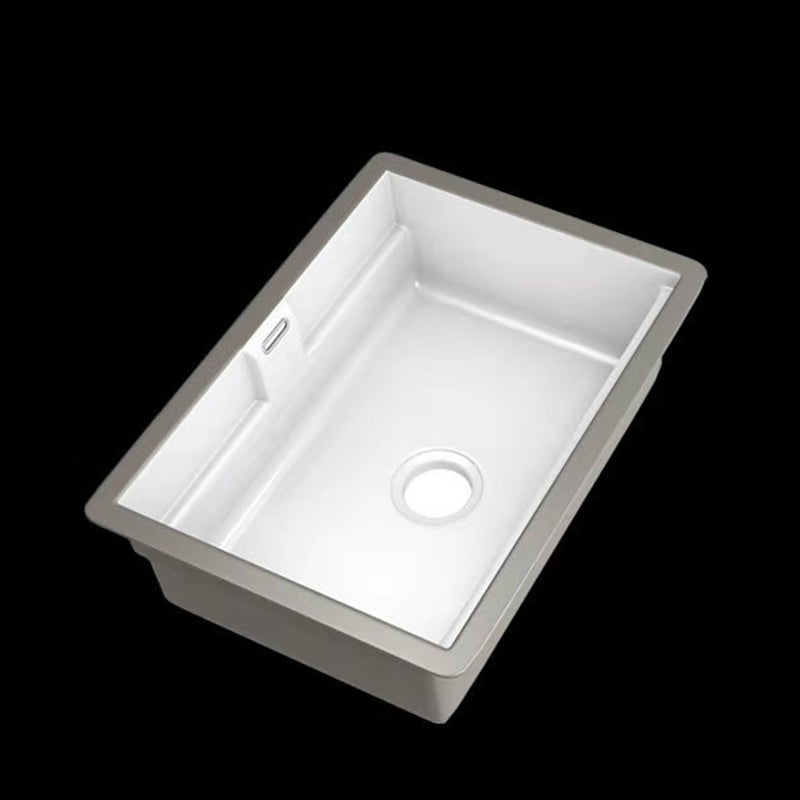 Modern Undermount Vanity Sink Rectangular Porcelain with Overflow and Faucet Vessel Clearhalo 'Bathroom Remodel & Bathroom Fixtures' 'Bathroom Sinks & Faucet Components' 'Bathroom Sinks' 'bathroom_sink' 'Home Improvement' 'home_improvement' 'home_improvement_bathroom_sink' 6381061
