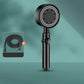Adjustable Spray Pattern Shower Trim Stainless Steel Handheld Shower Head for Home Black Shower Head with Hose Clearhalo 'Bathroom Remodel & Bathroom Fixtures' 'Home Improvement' 'home_improvement' 'home_improvement_shower_heads' 'Shower Heads' 'shower_heads' 'Showers & Bathtubs Plumbing' 'Showers & Bathtubs' 6381438