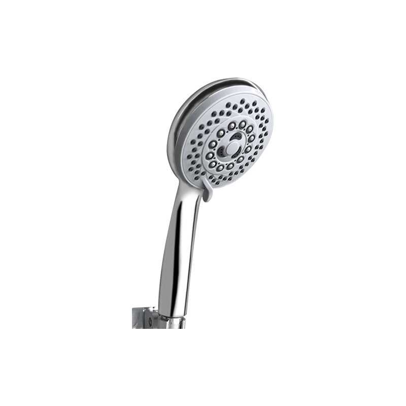 Contemporary Style Shower Head Round Plastic Handheld Shower Head Clearhalo 'Bathroom Remodel & Bathroom Fixtures' 'Home Improvement' 'home_improvement' 'home_improvement_shower_heads' 'Shower Heads' 'shower_heads' 'Showers & Bathtubs Plumbing' 'Showers & Bathtubs' 6381472