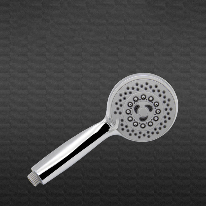 Contemporary Style Shower Head Round Plastic Handheld Shower Head Clearhalo 'Bathroom Remodel & Bathroom Fixtures' 'Home Improvement' 'home_improvement' 'home_improvement_shower_heads' 'Shower Heads' 'shower_heads' 'Showers & Bathtubs Plumbing' 'Showers & Bathtubs' 6381475