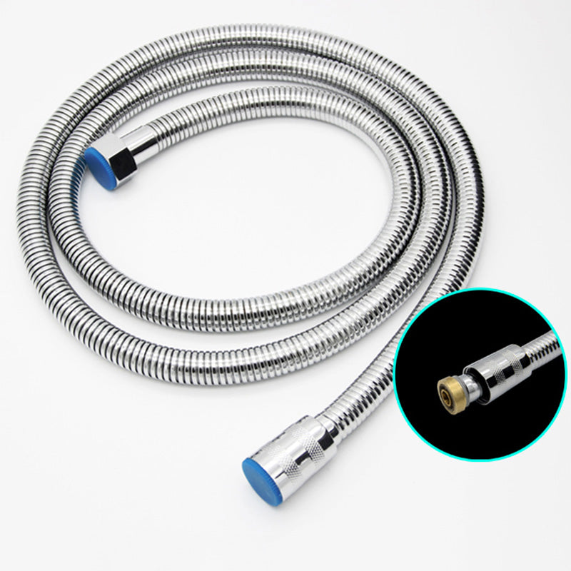 Contemporary Style Shower Head Round Plastic Handheld Shower Head Clearhalo 'Bathroom Remodel & Bathroom Fixtures' 'Home Improvement' 'home_improvement' 'home_improvement_shower_heads' 'Shower Heads' 'shower_heads' 'Showers & Bathtubs Plumbing' 'Showers & Bathtubs' 6381477