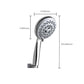 Contemporary Style Shower Head Round Plastic Handheld Shower Head Clearhalo 'Bathroom Remodel & Bathroom Fixtures' 'Home Improvement' 'home_improvement' 'home_improvement_shower_heads' 'Shower Heads' 'shower_heads' 'Showers & Bathtubs Plumbing' 'Showers & Bathtubs' 6381478