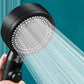 Plastic Shower Head Modern Bathroom Shower Head with Adjustable Spray Pattern Clearhalo 'Bathroom Remodel & Bathroom Fixtures' 'Home Improvement' 'home_improvement' 'home_improvement_shower_heads' 'Shower Heads' 'shower_heads' 'Showers & Bathtubs Plumbing' 'Showers & Bathtubs' 6381530