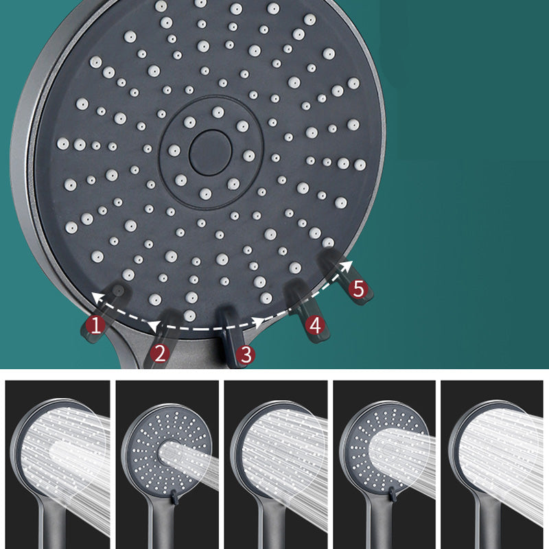 Modern Handheld Shower Head Round Standard Round Shower Heads Clearhalo 'Bathroom Remodel & Bathroom Fixtures' 'Home Improvement' 'home_improvement' 'home_improvement_shower_heads' 'Shower Heads' 'shower_heads' 'Showers & Bathtubs Plumbing' 'Showers & Bathtubs' 6382914