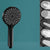Modern Handheld Shower Head Round Standard Round Shower Heads Black Hand Shower Clearhalo 'Bathroom Remodel & Bathroom Fixtures' 'Home Improvement' 'home_improvement' 'home_improvement_shower_heads' 'Shower Heads' 'shower_heads' 'Showers & Bathtubs Plumbing' 'Showers & Bathtubs' 6382919