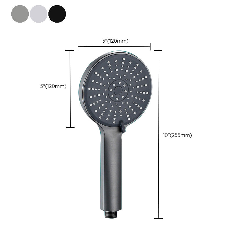 Modern Handheld Shower Head Round Standard Round Shower Heads Clearhalo 'Bathroom Remodel & Bathroom Fixtures' 'Home Improvement' 'home_improvement' 'home_improvement_shower_heads' 'Shower Heads' 'shower_heads' 'Showers & Bathtubs Plumbing' 'Showers & Bathtubs' 6382937