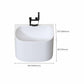 Modern Corner White Acrylic Bathtub Back to Wall with Drain Bath Tub Clearhalo 'Bathroom Remodel & Bathroom Fixtures' 'Bathtubs' 'Home Improvement' 'home_improvement' 'home_improvement_bathtubs' 'Showers & Bathtubs' 6387328