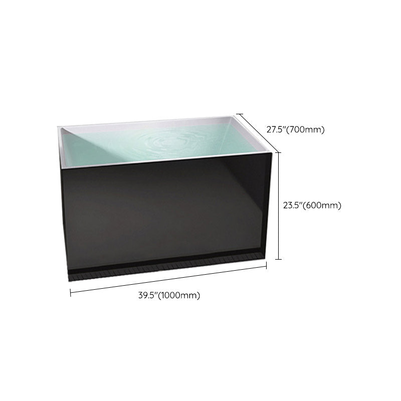 Modern Corner White Acrylic Bathtub Rectangle with Drain Bath Tub for Bathroom Clearhalo 'Bathroom Remodel & Bathroom Fixtures' 'Bathtubs' 'Home Improvement' 'home_improvement' 'home_improvement_bathtubs' 'Showers & Bathtubs' 6387508