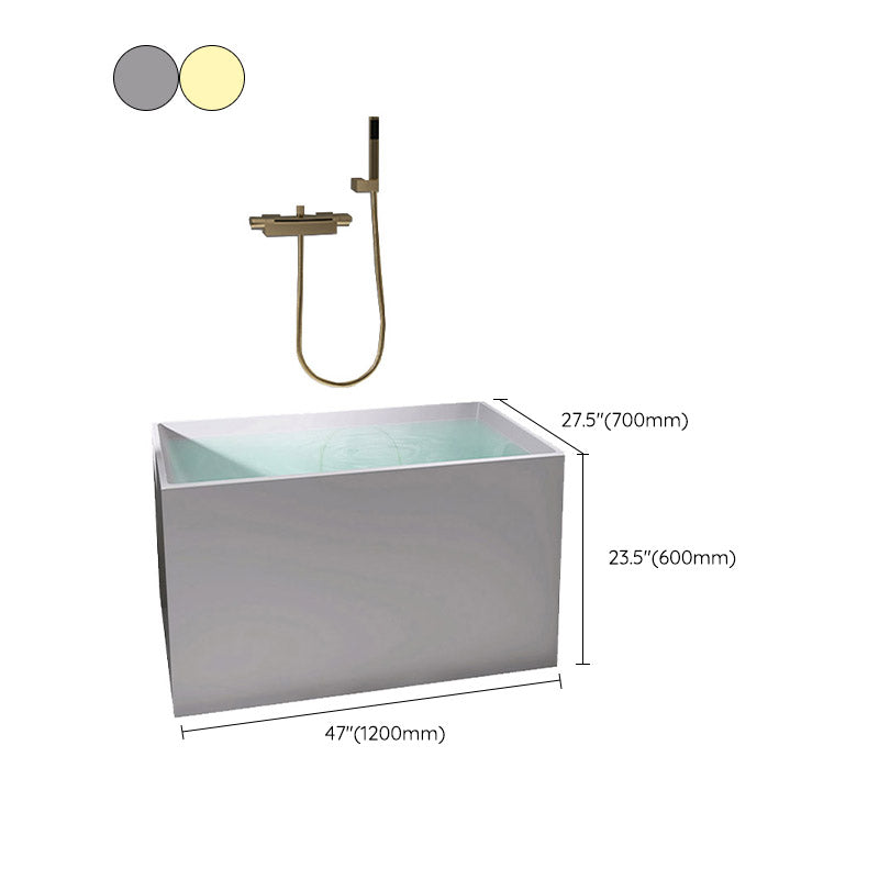 Modern Corner White Acrylic Bathtub Rectangle with Drain Bath Tub for Bathroom Clearhalo 'Bathroom Remodel & Bathroom Fixtures' 'Bathtubs' 'Home Improvement' 'home_improvement' 'home_improvement_bathtubs' 'Showers & Bathtubs' 6387520