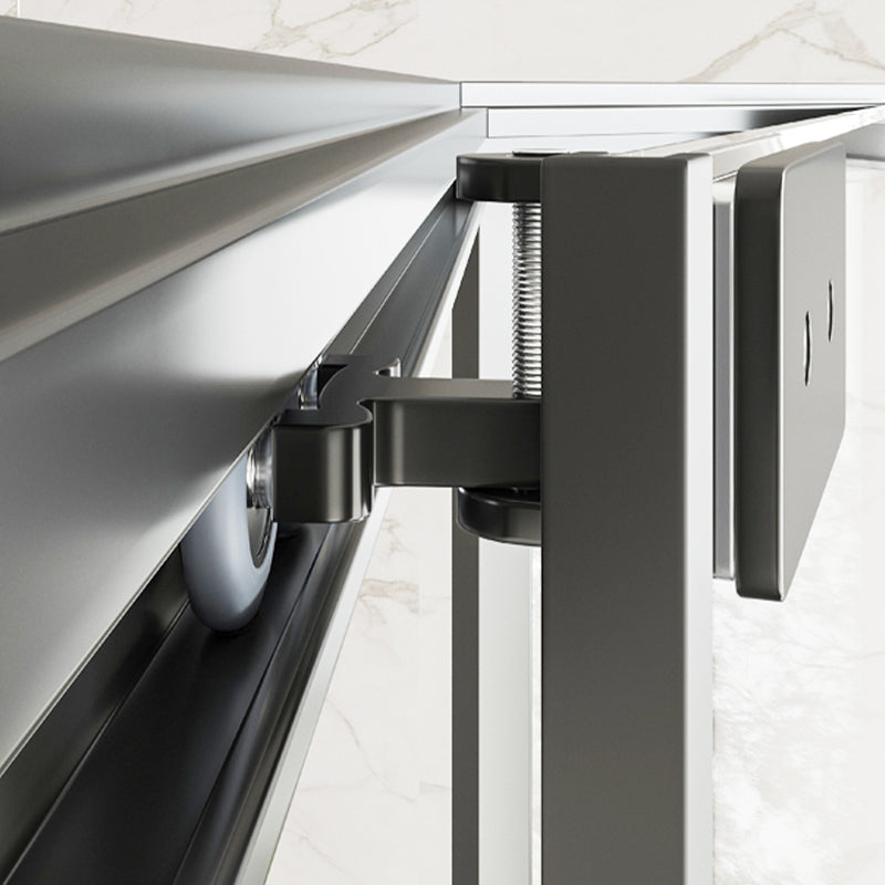 Corner Framed Shower Kit Neo-Angle Tempered Glass Shower Kit Clearhalo 'Bathroom Remodel & Bathroom Fixtures' 'Home Improvement' 'home_improvement' 'home_improvement_shower_stalls_enclosures' 'Shower Stalls & Enclosures' 'shower_stalls_enclosures' 'Showers & Bathtubs' 6387808