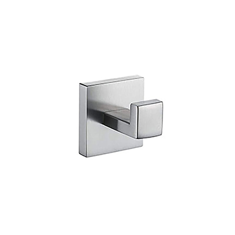 Stainless Steel Bathroom Accessory as Individual or as a Set Modern Bathroom Hardware Silver 1 Piece Clearhalo 'Bathroom Hardware Sets' 'Bathroom Hardware' 'Bathroom Remodel & Bathroom Fixtures' 'bathroom_hardware_sets' 'Home Improvement' 'home_improvement' 'home_improvement_bathroom_hardware_sets' 6394221