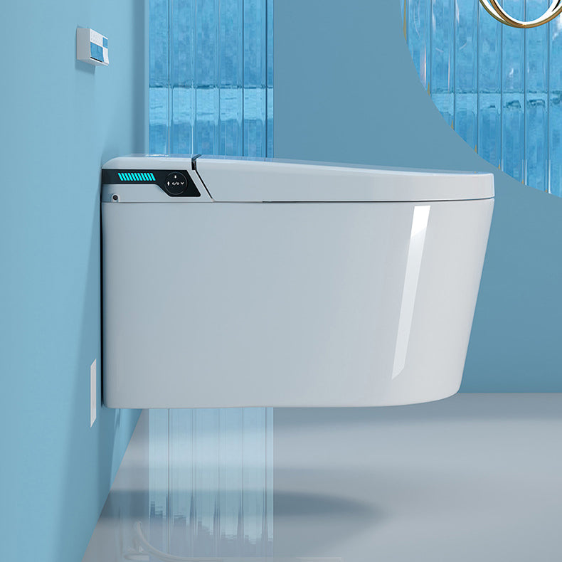 Modern Wall Mount Toilet All-In-One ABS Single Flush Toilet Bowl Clearhalo 'Bathroom Remodel & Bathroom Fixtures' 'Home Improvement' 'home_improvement' 'home_improvement_toilets' 'Toilets & Bidets' 'Toilets' 6398367