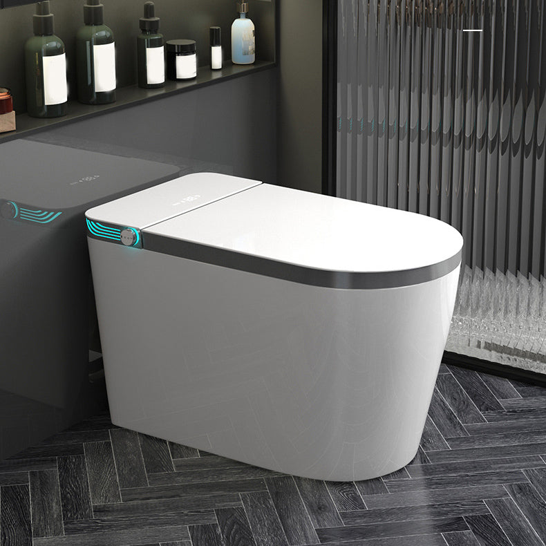 Modern Concealed Tank One Piece Toilet Floor Mounted Toilet Bowl for Washroom Grey Clearhalo 'Bathroom Remodel & Bathroom Fixtures' 'Home Improvement' 'home_improvement' 'home_improvement_toilets' 'Toilets & Bidets' 'Toilets' 6398369