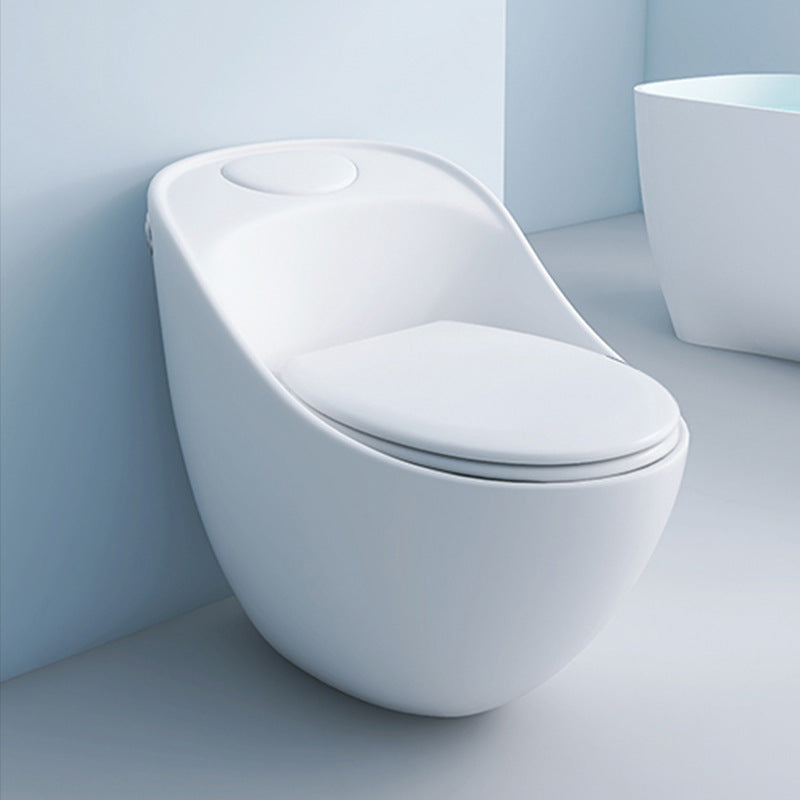 Modern Siphon Jet Urine Toilet Wall Hung Flush Toilet with Toilet Seat White Clearhalo 'Bathroom Remodel & Bathroom Fixtures' 'Home Improvement' 'home_improvement' 'home_improvement_toilets' 'Toilets & Bidets' 'Toilets' 6398387