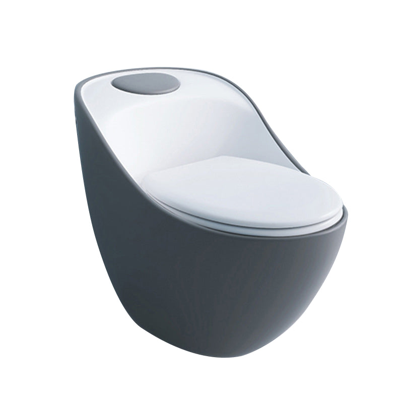 Modern Siphon Jet Urine Toilet Wall Hung Flush Toilet with Toilet Seat Clearhalo 'Bathroom Remodel & Bathroom Fixtures' 'Home Improvement' 'home_improvement' 'home_improvement_toilets' 'Toilets & Bidets' 'Toilets' 6398392