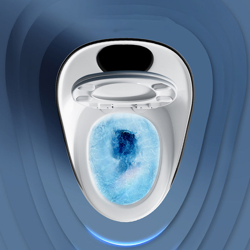 Modern Siphon Jet Urine Toilet Wall Hung Flush Toilet with Toilet Seat Clearhalo 'Bathroom Remodel & Bathroom Fixtures' 'Home Improvement' 'home_improvement' 'home_improvement_toilets' 'Toilets & Bidets' 'Toilets' 6398399