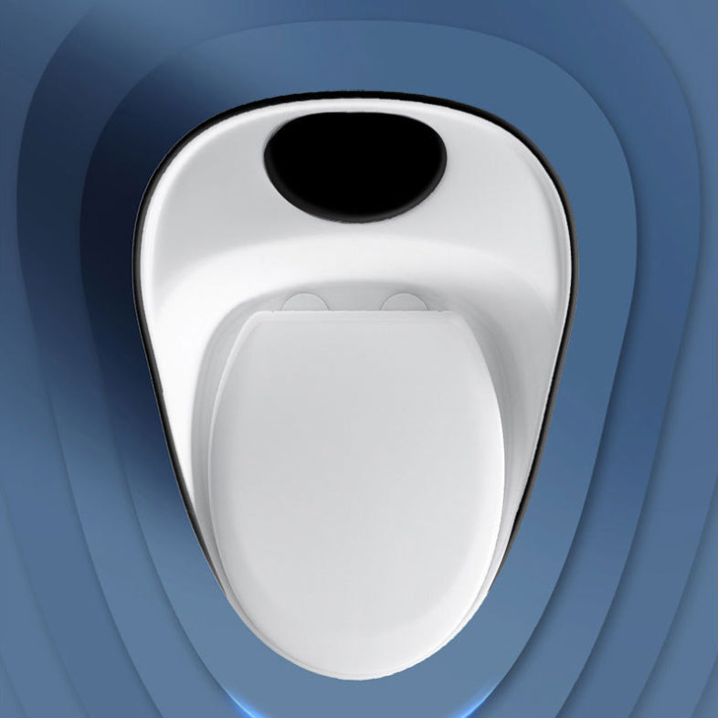 Modern Siphon Jet Urine Toilet Wall Hung Flush Toilet with Toilet Seat Clearhalo 'Bathroom Remodel & Bathroom Fixtures' 'Home Improvement' 'home_improvement' 'home_improvement_toilets' 'Toilets & Bidets' 'Toilets' 6398402