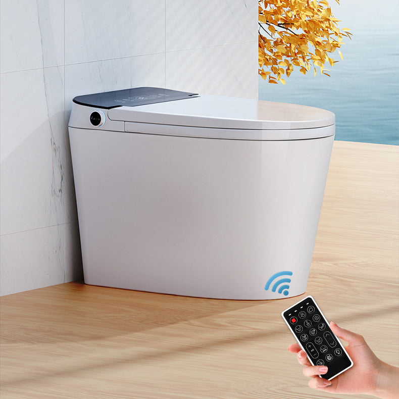 Modern Floor Mount Toilet Bowl White Toilet with Seat for Bathroom Clearhalo 'Bathroom Remodel & Bathroom Fixtures' 'Home Improvement' 'home_improvement' 'home_improvement_toilets' 'Toilets & Bidets' 'Toilets' 6398410