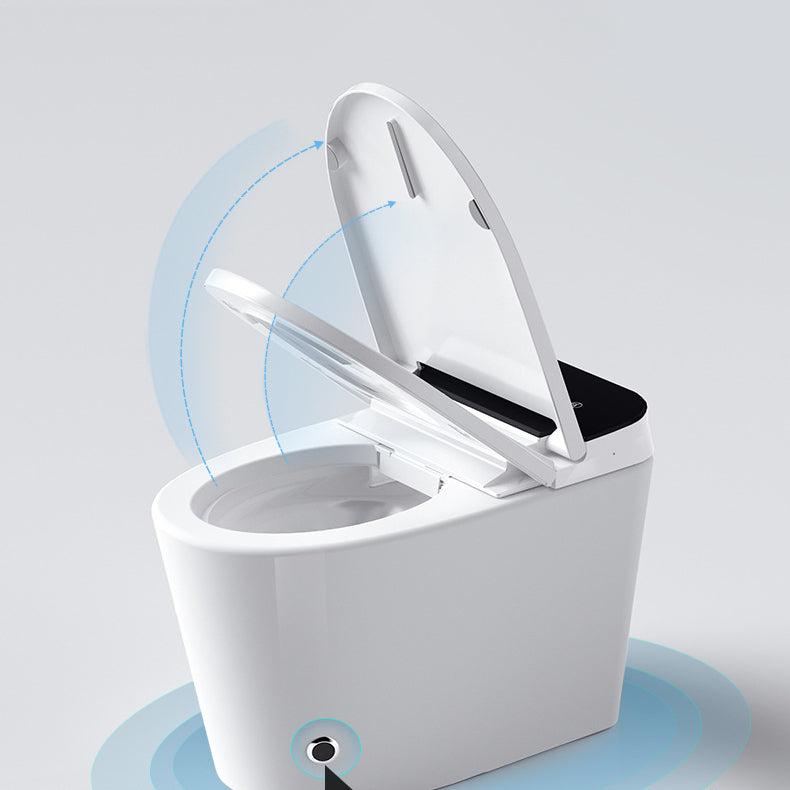 Modern Floor Mount Toilet Bowl White Toilet with Seat for Bathroom Clearhalo 'Bathroom Remodel & Bathroom Fixtures' 'Home Improvement' 'home_improvement' 'home_improvement_toilets' 'Toilets & Bidets' 'Toilets' 6398414