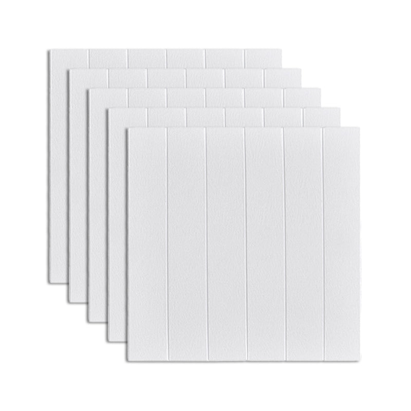 Modern Wall Paneling Peel and Stick Soundproof Wall Ceiling for Living Room White-Apricot Clearhalo 'Flooring 'Home Improvement' 'home_improvement' 'home_improvement_wall_paneling' 'Wall Paneling' 'wall_paneling' 'Walls & Ceilings' Walls and Ceiling' 6398702