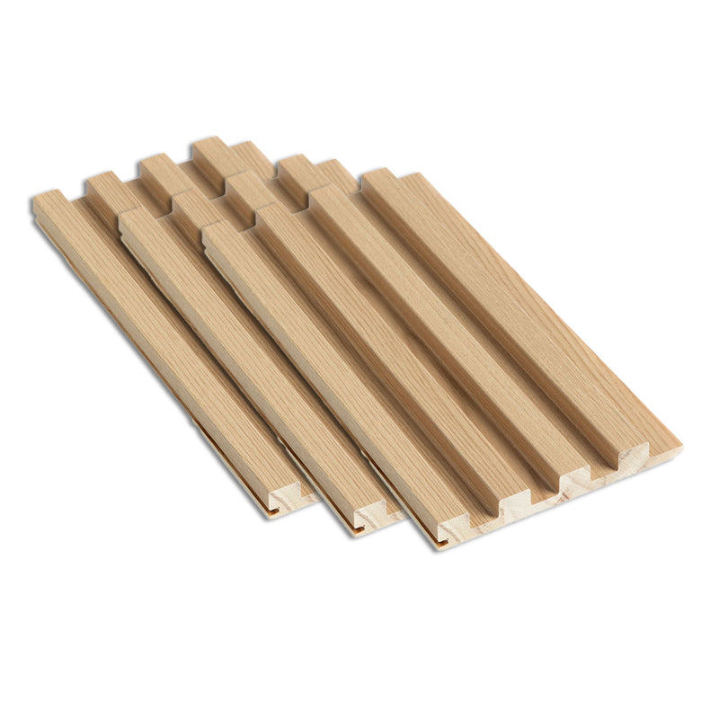 Modern Wall Plank Solid Wood Staple Waterproof Indoor Backsplash Panels Light Brown Clearhalo 'Flooring 'Home Improvement' 'home_improvement' 'home_improvement_wall_paneling' 'Wall Paneling' 'wall_paneling' 'Walls & Ceilings' Walls and Ceiling' 6398780