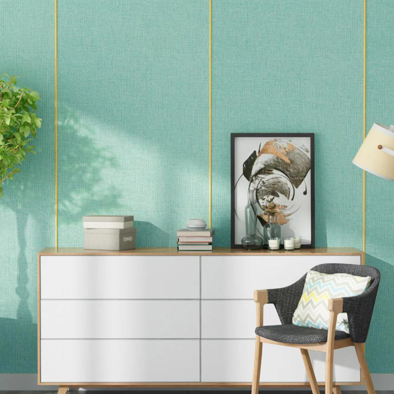 Modern Wainscoting Upholstered Peel and Stick Soundproof Indoor Wall Tile Clearhalo 'Flooring 'Home Improvement' 'home_improvement' 'home_improvement_wall_paneling' 'Wall Paneling' 'wall_paneling' 'Walls & Ceilings' Walls and Ceiling' 6398866