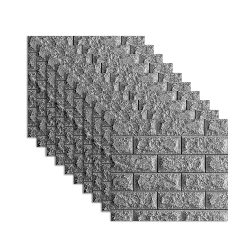 Modern Plain Wall Access Panel Peel and Stick 3D Embossed Wall Ceiling Dark Gray Clearhalo 'Flooring 'Home Improvement' 'home_improvement' 'home_improvement_wall_paneling' 'Wall Paneling' 'wall_paneling' 'Walls & Ceilings' Walls and Ceiling' 6398910