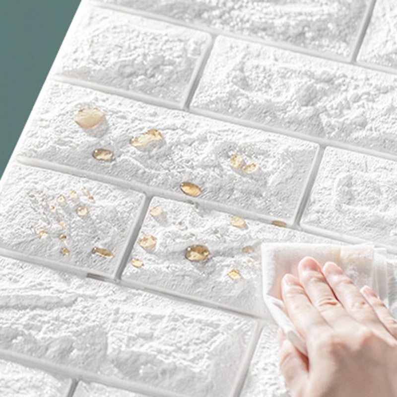 Modern Plain Wall Access Panel Peel and Stick 3D Embossed Wall Ceiling Clearhalo 'Flooring 'Home Improvement' 'home_improvement' 'home_improvement_wall_paneling' 'Wall Paneling' 'wall_paneling' 'Walls & Ceilings' Walls and Ceiling' 6398926