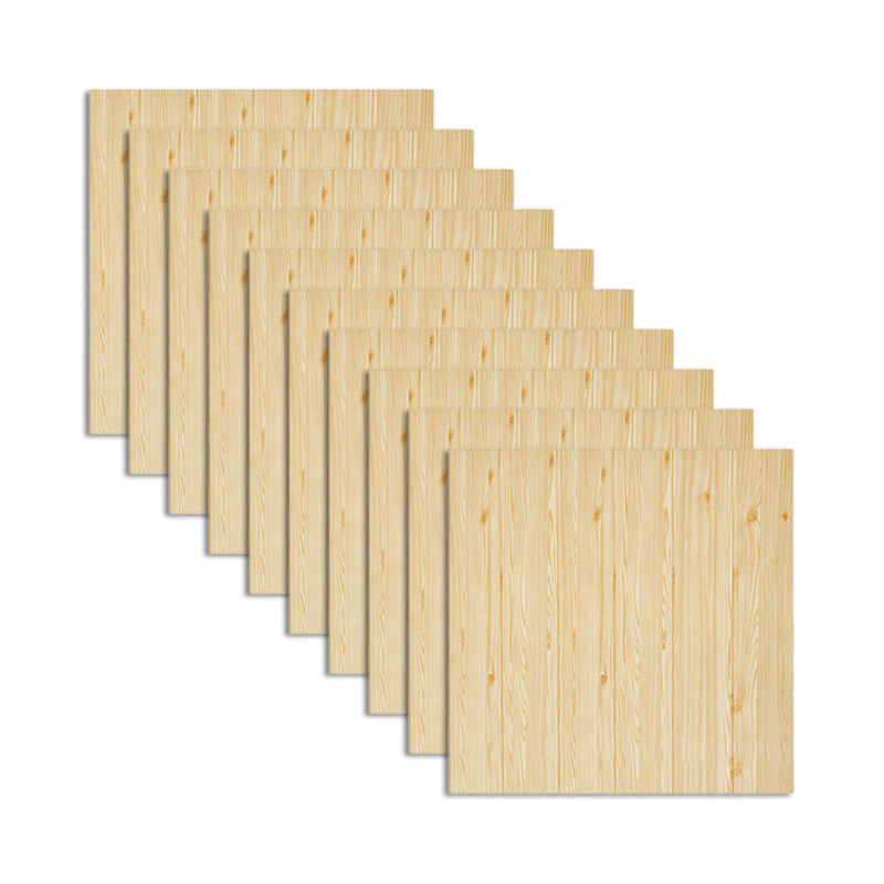 Modern Plain Wall Access Panel Peel and Stick 3D Embossed Wall Ceiling Natural Clearhalo 'Flooring 'Home Improvement' 'home_improvement' 'home_improvement_wall_paneling' 'Wall Paneling' 'wall_paneling' 'Walls & Ceilings' Walls and Ceiling' 6398927