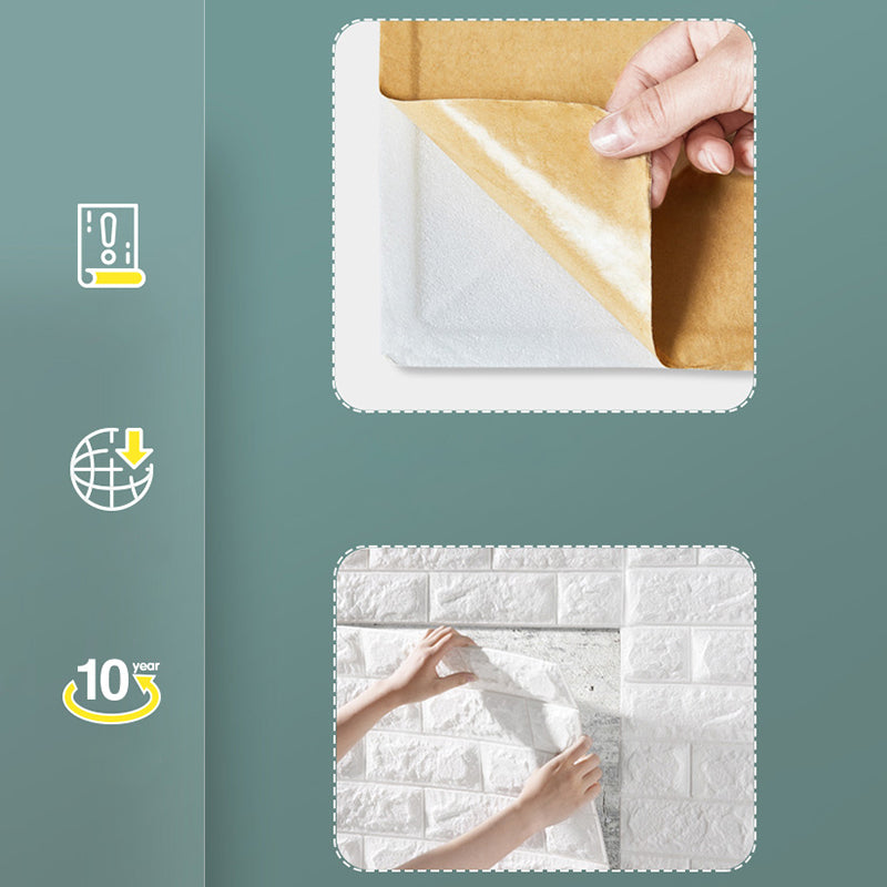 Modern Plain Wall Access Panel Peel and Stick 3D Embossed Wall Ceiling Clearhalo 'Flooring 'Home Improvement' 'home_improvement' 'home_improvement_wall_paneling' 'Wall Paneling' 'wall_paneling' 'Walls & Ceilings' Walls and Ceiling' 6398928