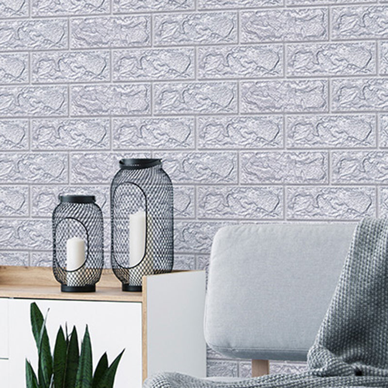 Modern Plain Wall Access Panel Peel and Stick 3D Embossed Wall Ceiling Clearhalo 'Flooring 'Home Improvement' 'home_improvement' 'home_improvement_wall_paneling' 'Wall Paneling' 'wall_paneling' 'Walls & Ceilings' Walls and Ceiling' 6398931