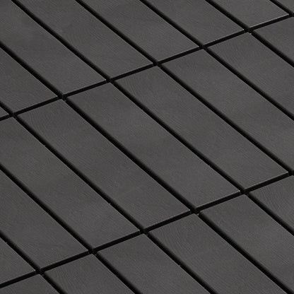 Outdoors Waterproof Laminate Flooring Dark Slip Resistant Laminate Coffee Clearhalo 'Flooring 'Home Improvement' 'home_improvement' 'home_improvement_laminate_flooring' 'Laminate Flooring' 'laminate_flooring' Walls and Ceiling' 6399000