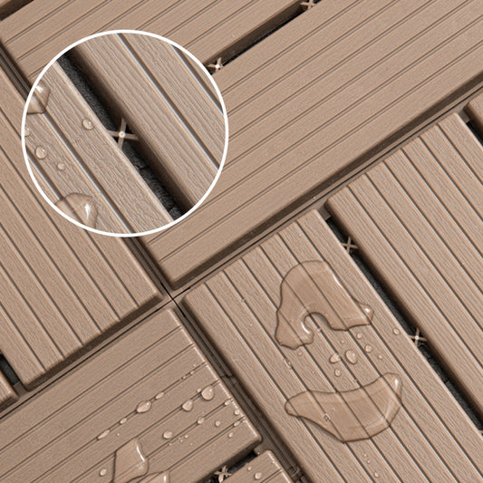 Outdoors Waterproof Laminate Flooring Dark Slip Resistant Laminate Clearhalo 'Flooring 'Home Improvement' 'home_improvement' 'home_improvement_laminate_flooring' 'Laminate Flooring' 'laminate_flooring' Walls and Ceiling' 6399013