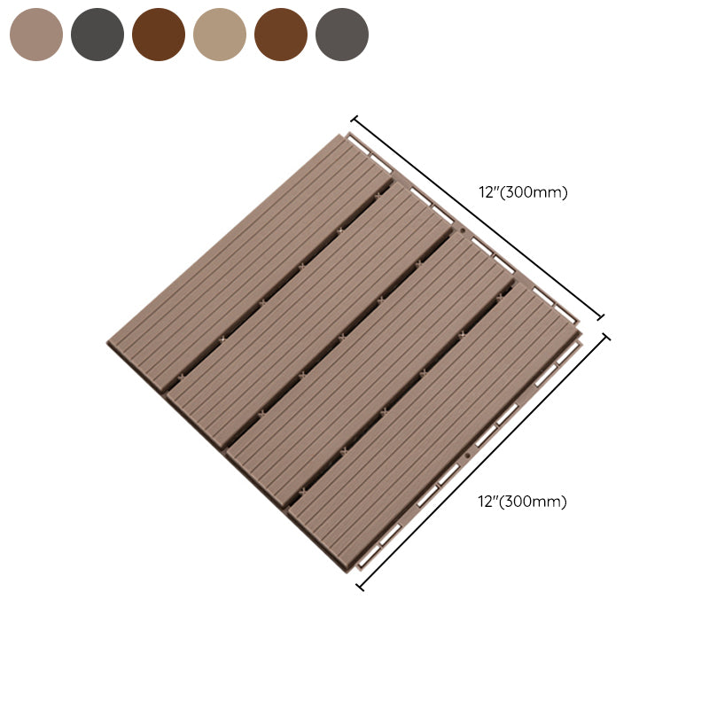 Outdoors Waterproof Laminate Flooring Dark Slip Resistant Laminate Clearhalo 'Flooring 'Home Improvement' 'home_improvement' 'home_improvement_laminate_flooring' 'Laminate Flooring' 'laminate_flooring' Walls and Ceiling' 6399014