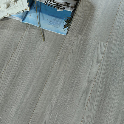 Waterproof Laminate Flooring Modern Wood Laminate Plank Flooring White Gray Clearhalo 'Flooring 'Home Improvement' 'home_improvement' 'home_improvement_laminate_flooring' 'Laminate Flooring' 'laminate_flooring' Walls and Ceiling' 6399038