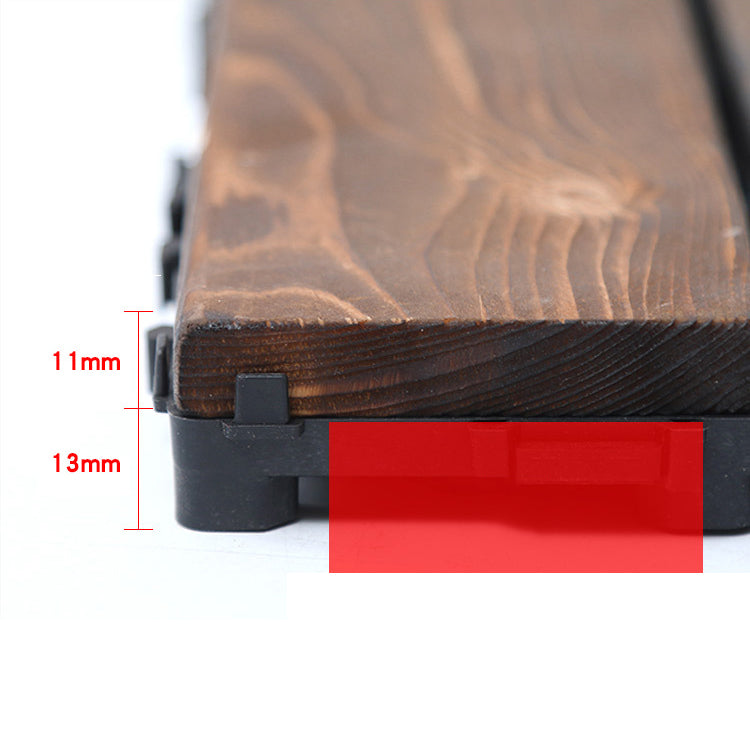 Pine Dark Laminate Flooring Mildew Resistant Laminate Plank Flooring Clearhalo 'Flooring 'Home Improvement' 'home_improvement' 'home_improvement_laminate_flooring' 'Laminate Flooring' 'laminate_flooring' Walls and Ceiling' 6399077