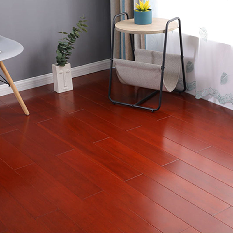 Contemporary Wooden Laminate Flooring Slip Resistant Laminate Plank Flooring Rosewood Clearhalo 'Flooring 'Home Improvement' 'home_improvement' 'home_improvement_laminate_flooring' 'Laminate Flooring' 'laminate_flooring' Walls and Ceiling' 6399099