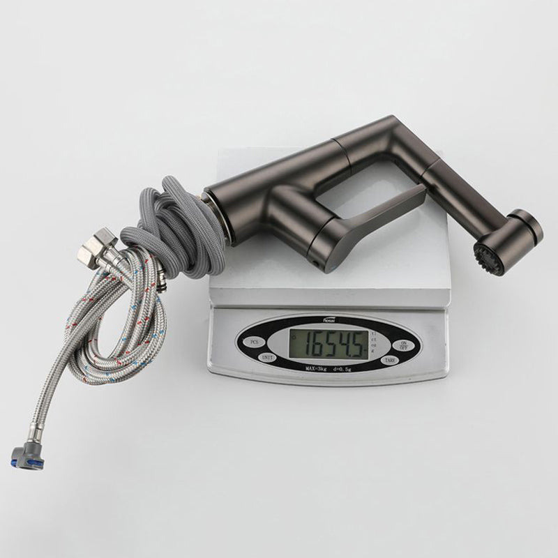 Single Lever Handle Faucets Contemporary Centerset Faucets for Bathroom Clearhalo 'Bathroom Remodel & Bathroom Fixtures' 'Bathroom Sinks & Faucet Components' 'Bathroom Sinks' 'bathroom_sink' 'Home Improvement' 'home_improvement' 'home_improvement_bathroom_sink' 6399241