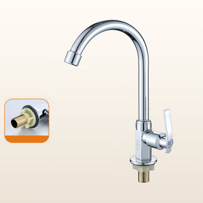 Modern Pull down Water Filler 1-Lever High Arch Kitchen Faucet with Deck Plate 12.6" Clearhalo 'Home Improvement' 'home_improvement' 'home_improvement_kitchen_faucets' 'Kitchen Faucets' 'Kitchen Remodel & Kitchen Fixtures' 'Kitchen Sinks & Faucet Components' 'kitchen_faucets' 6399294
