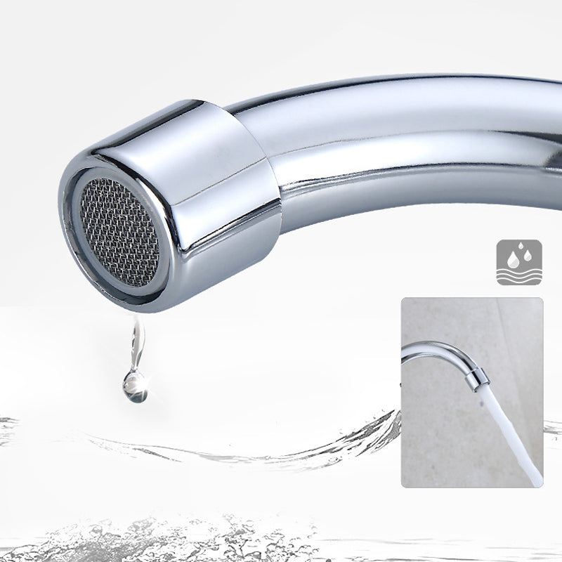 Modern Pull down Water Filler 1-Lever High Arch Kitchen Faucet with Deck Plate Clearhalo 'Home Improvement' 'home_improvement' 'home_improvement_kitchen_faucets' 'Kitchen Faucets' 'Kitchen Remodel & Kitchen Fixtures' 'Kitchen Sinks & Faucet Components' 'kitchen_faucets' 6399295