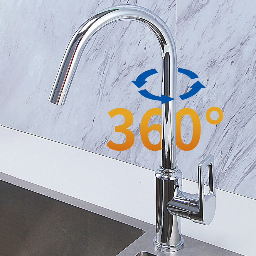 Modern Bar Faucet Stainless Steel Lever Handles with Accessories Bridge Kitchen Faucet Clearhalo 'Home Improvement' 'home_improvement' 'home_improvement_kitchen_faucets' 'Kitchen Faucets' 'Kitchen Remodel & Kitchen Fixtures' 'Kitchen Sinks & Faucet Components' 'kitchen_faucets' 6399341