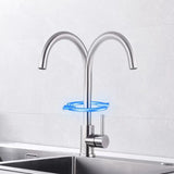 1-Handle Faucets Stainless Steel with Water Dispenser Standard Kitchen Faucet Clearhalo 'Home Improvement' 'home_improvement' 'home_improvement_kitchen_faucets' 'Kitchen Faucets' 'Kitchen Remodel & Kitchen Fixtures' 'Kitchen Sinks & Faucet Components' 'kitchen_faucets' 6399368