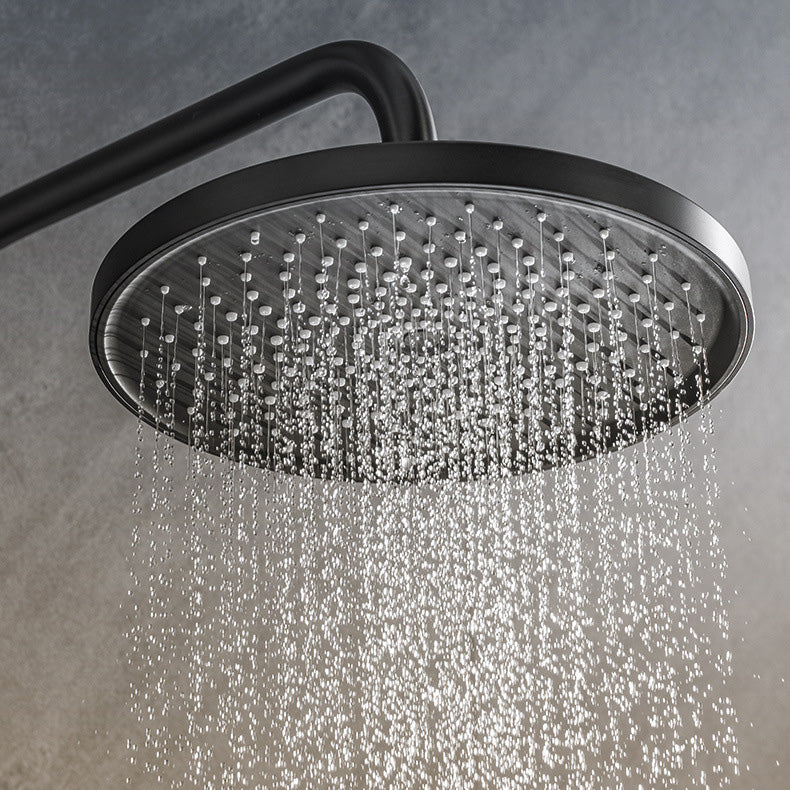 Wall Mounted Shower Adjustable Arm Shower Faucet Metal Shower System with Slide Bar Clearhalo 'Bathroom Remodel & Bathroom Fixtures' 'Home Improvement' 'home_improvement' 'home_improvement_shower_faucets' 'Shower Faucets & Systems' 'shower_faucets' 'Showers & Bathtubs Plumbing' 'Showers & Bathtubs' 6399414